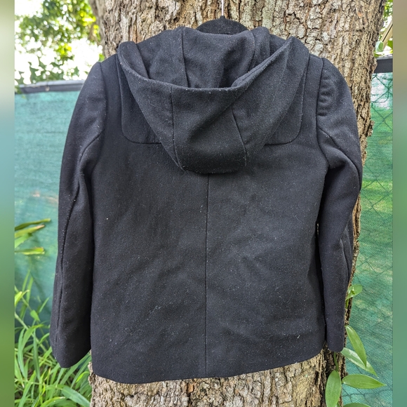 J. Crew | Melton Wool Short Bib Jacket | Size 0 - Picture 3 of 4